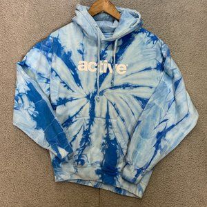 Active Tie Dye Blue Skater Hoodie. Excellent Condtion